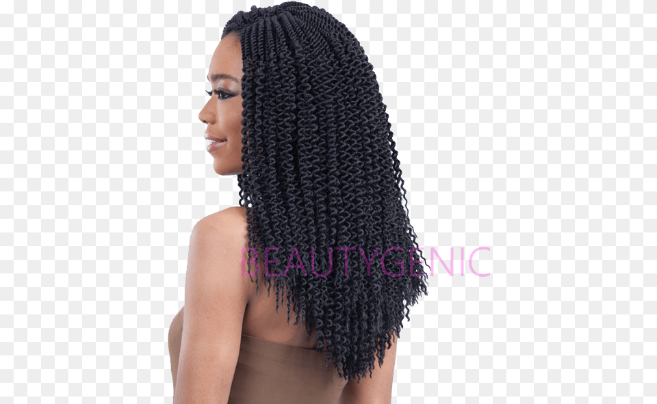 Freetress Synthetic Braid Pre Curled Jamaican Braid Lace Wig, Adult, Female, Person, Woman Free Png
