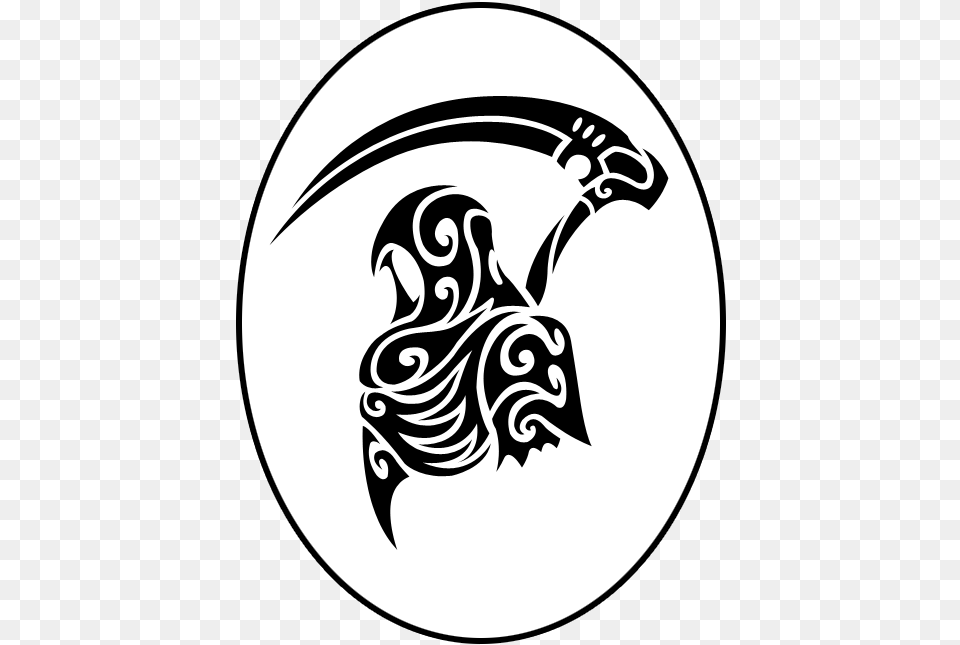 Freeuse Ankh Drawing Tribal Tribal Death Tattoo Design, Stencil, Emblem, Symbol, Astronomy Png Image