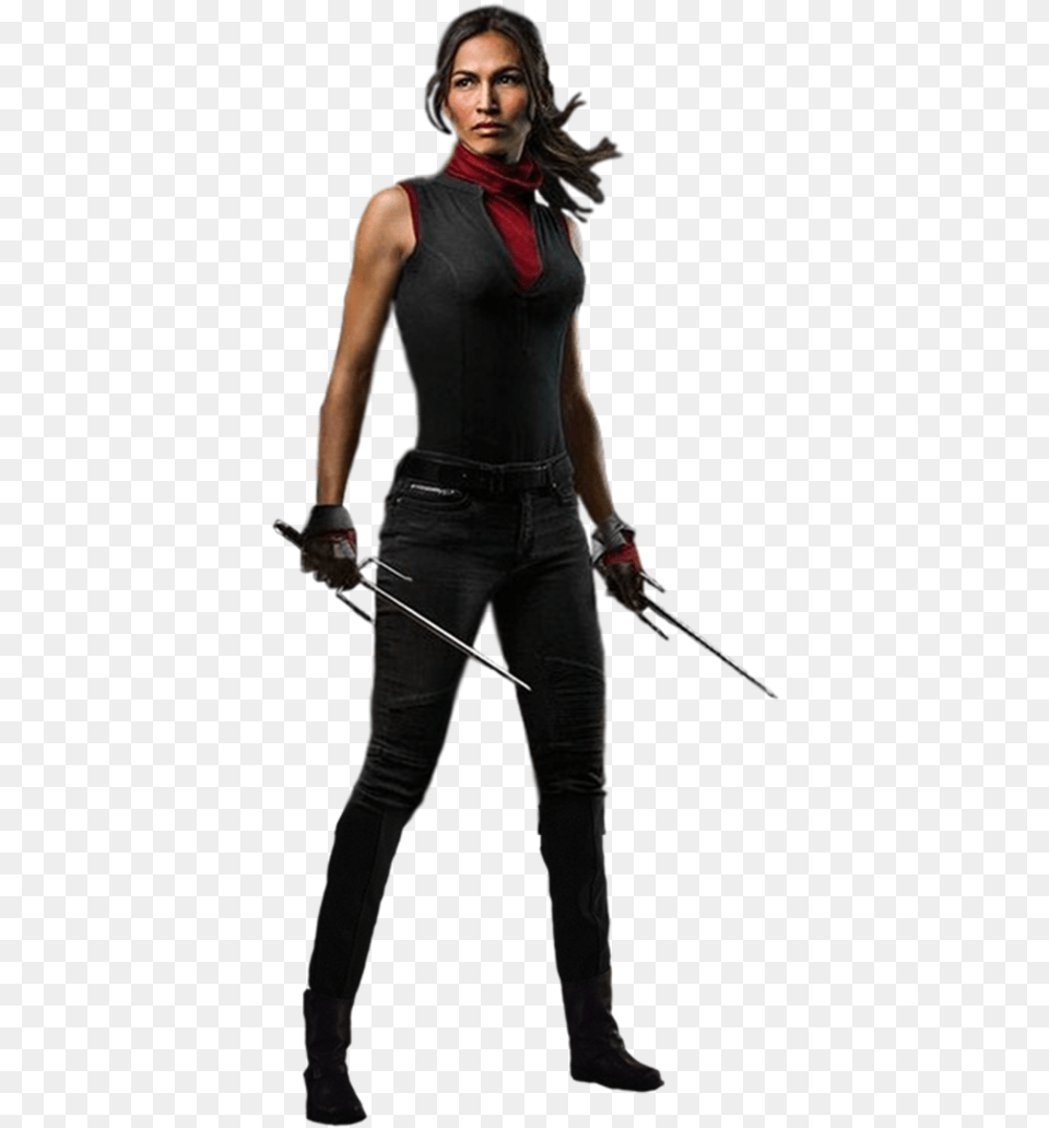 Freeuse Elektra By Natan Ferri Carpeta Para Elektra Weapon, Sword, Person, Ninja Free Transparent Png