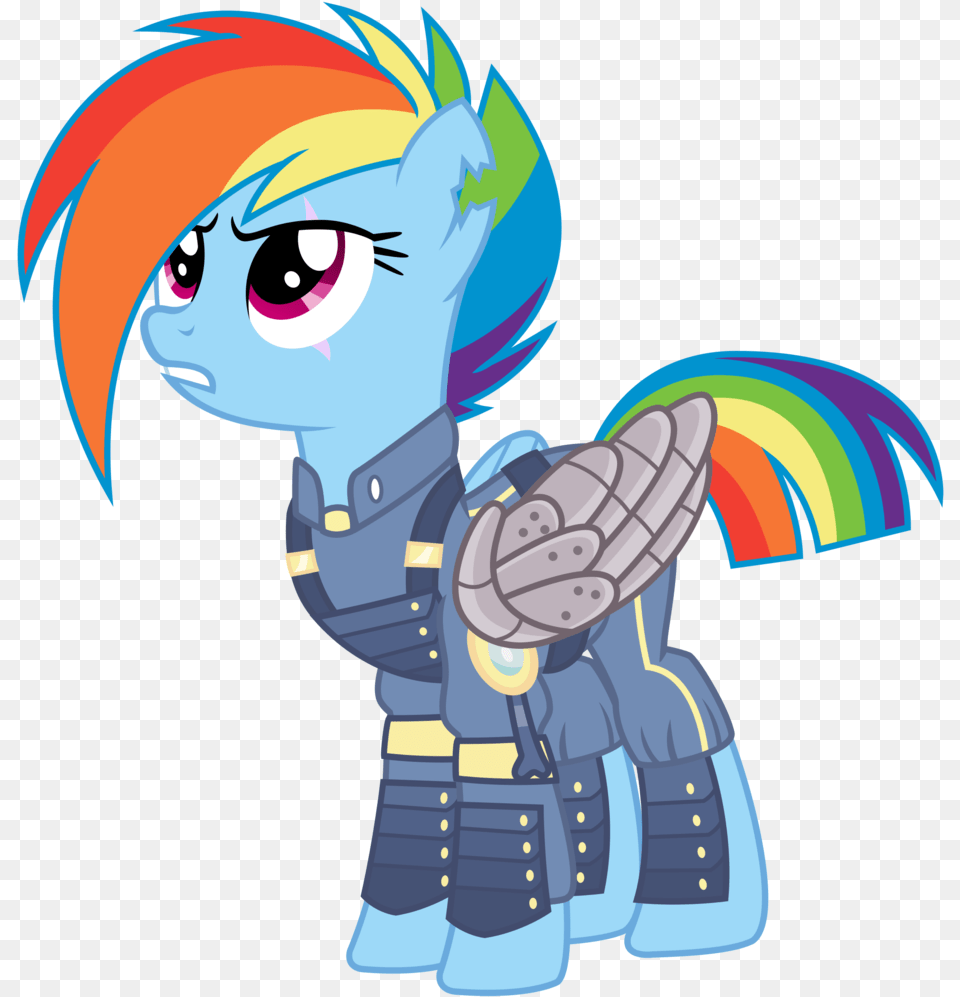 Freeuse Library Alternate Hairstyle Timeline My Little Pony Rainbow Dash Captain, Book, Comics, Publication, Baby Png