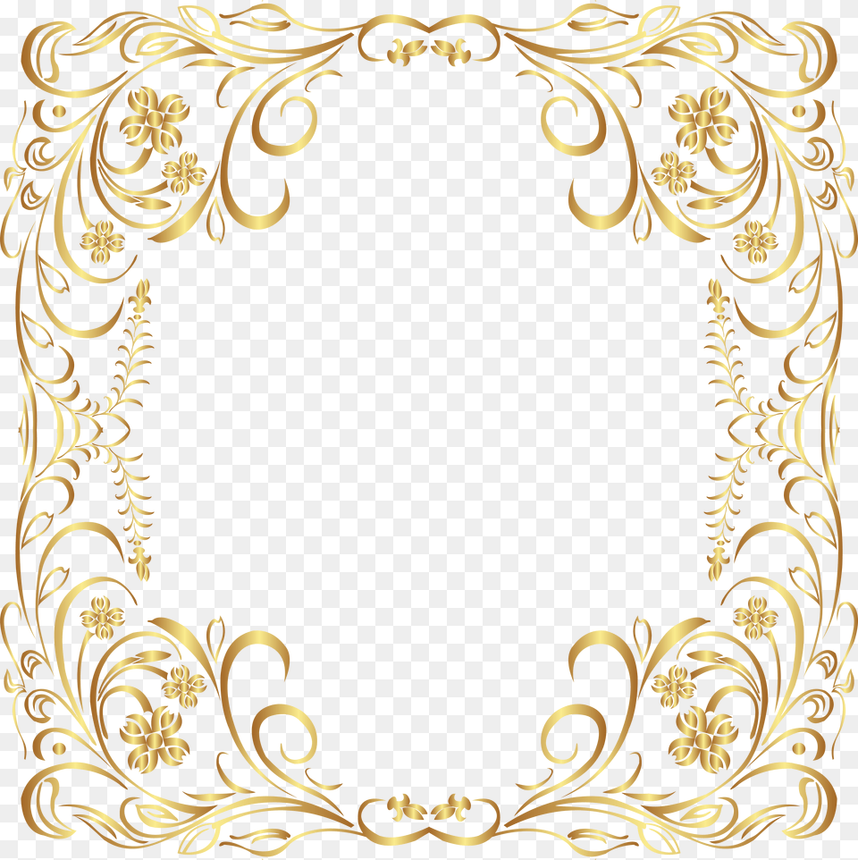 Freeuse Library Border Frame Clip Art Gallery, Floral Design, Graphics, Pattern, Home Decor Free Png Download