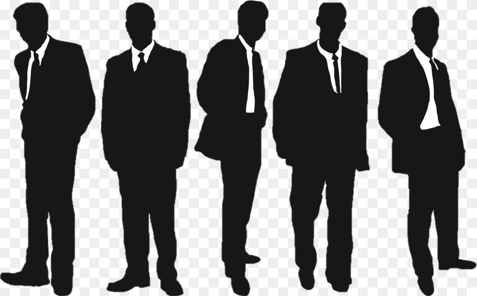 Freeuse Library Businessperson Royalty Free Clip Men In Suits Silhouette, Accessories, Tie, Clothing, Formal Wear Png Image