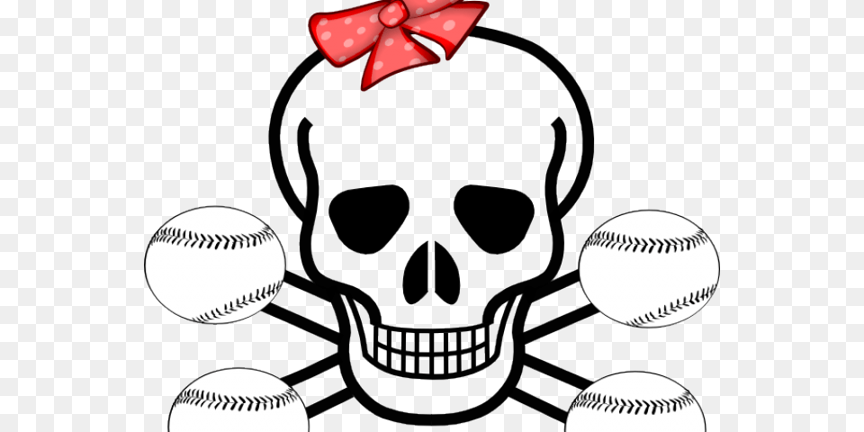 Freeuse Library Cliparts X Carwad Net Skull And Crossbones, Ball, Baseball, Baseball (ball), Sport Free Transparent Png