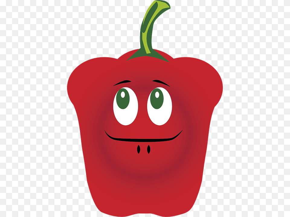 Freeuse Library Pepper Different Kind Fruit Cartoon, Food, Produce, Plant, Vegetable Free Png