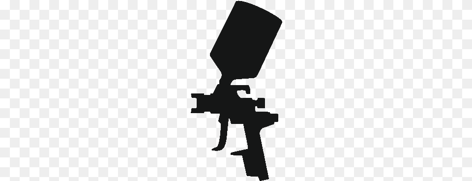 Freeuse Spray Gun Silhouette At Getdrawings Com Paint Gun Clip Art, Lighting, Person Png Image