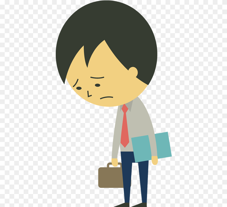 Freeuse Stock Businessman Clipart Unhappy Sad Businessman Cartoon, Clothing, Hat, Bag, Person Free Png