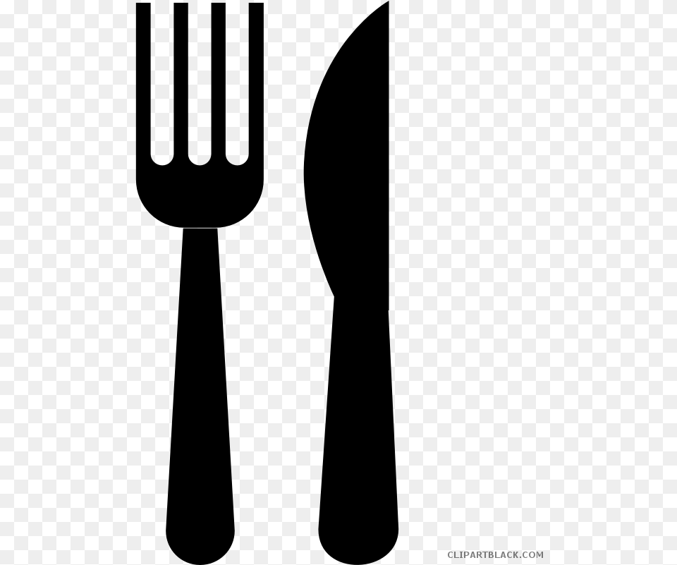 Freeuse Stock Fork And Knife Clipart Clip Art Knife And Fork Clipart, Gray Png Image