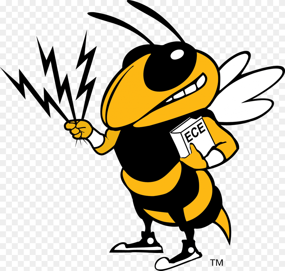 Freeuse Stock Hornet Clipart Georgia Tech Georgia Tech Ece Logo, Animal, Bee, Insect, Invertebrate Png Image