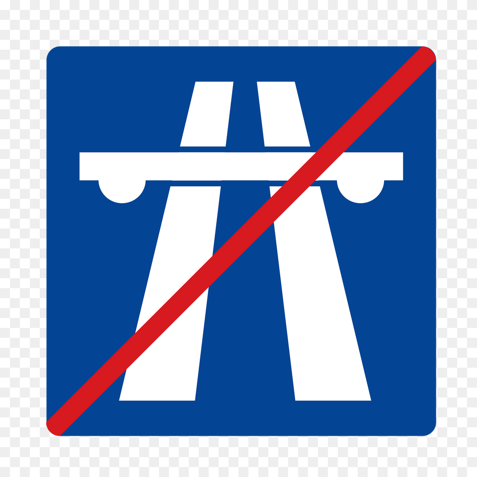 Freeway Ends Sign In Argentina Clipart, Symbol Free Transparent Png