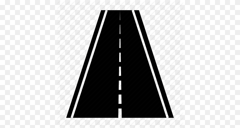 Freeway Highway Road Runway Straight Road Street Icon, Cone, Architecture, Building, Triangle Free Transparent Png