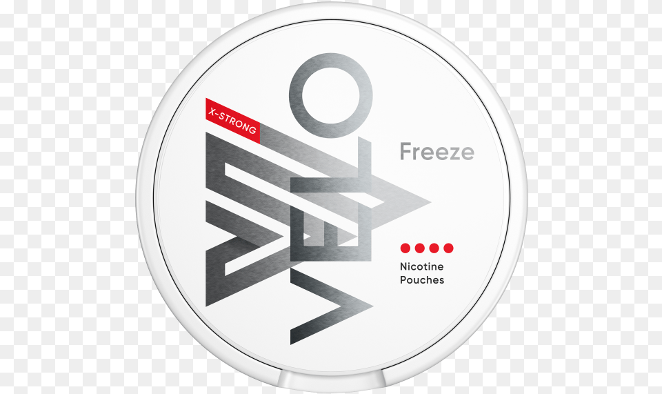 Freeze 11mg X Strong Peppermint Nicotine Pouches Velo Circle, Disk, Dvd, Symbol Free Png Download