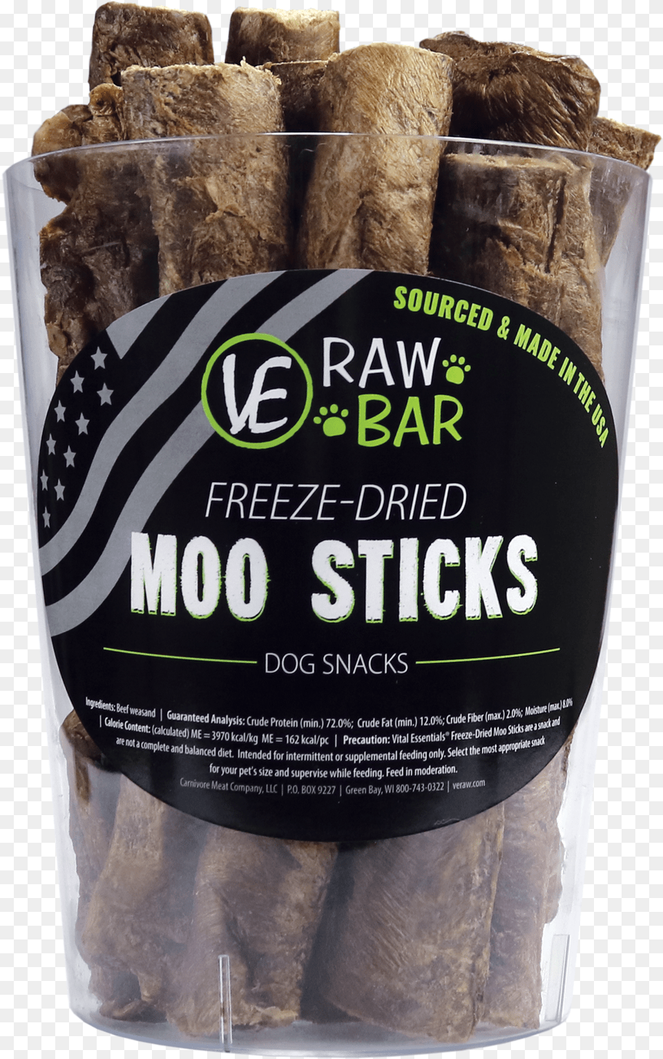 Freeze Dried Moo Sticks Beef Weasand Vital Essentials, Bread, Food Free Png