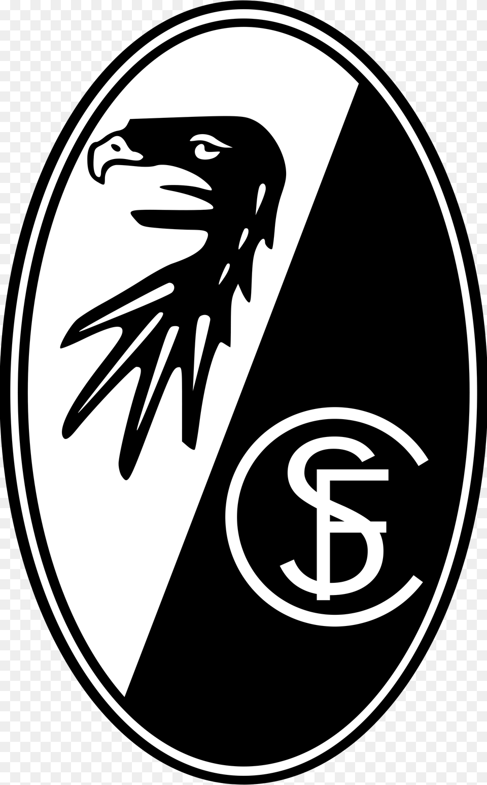 Freiburg Logo Sticker Freiburg, Emblem, Symbol, Person Free Png Download