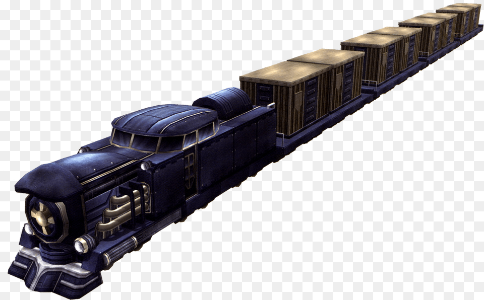 Freight Train 3d Model Train, Locomotive, Railway, Transportation, Vehicle Png Image