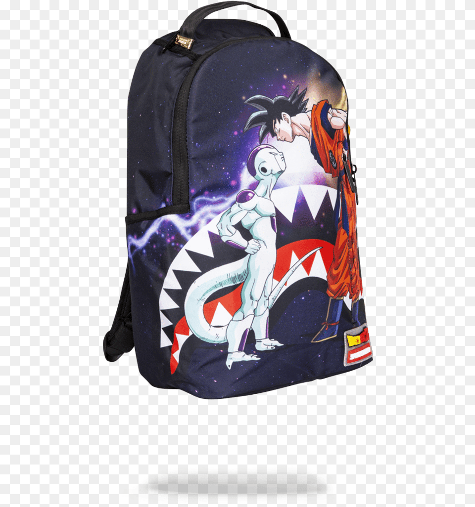 Freiza Backpack Sprayground Goku Vs, Bag, Person, Adult, Female Free Png Download