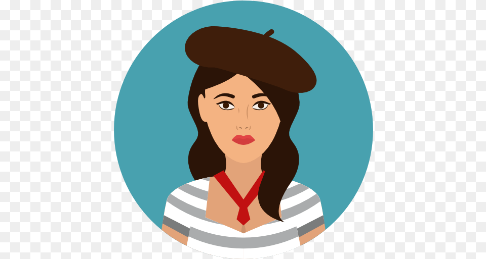 French Beret Hat French People Icon, Head, Portrait, Photography, Person Free Transparent Png