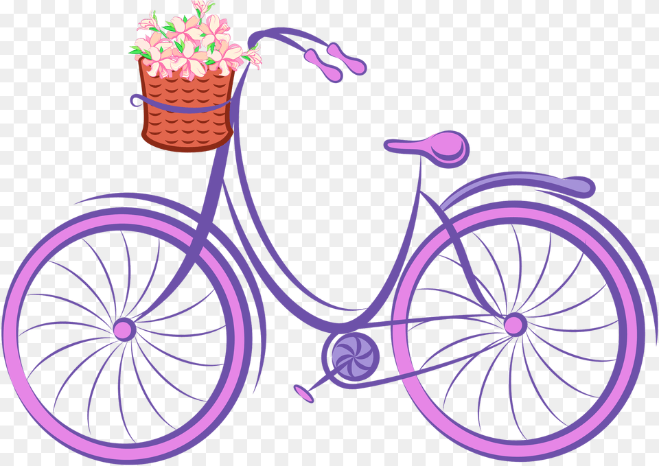 French Bicycle Clip Art, Machine, Spoke, Transportation, Vehicle Free Transparent Png