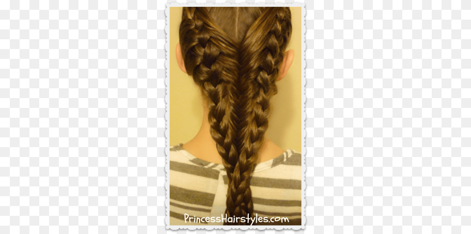 French Braids And Fishtail Braid Hairstyle Braid, Child, Female, Girl, Hair Free Transparent Png