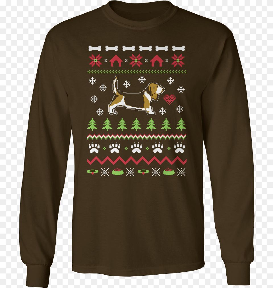 French Bulldog Christmas Sweaters, Long Sleeve, Sleeve, Clothing, T-shirt Free Png