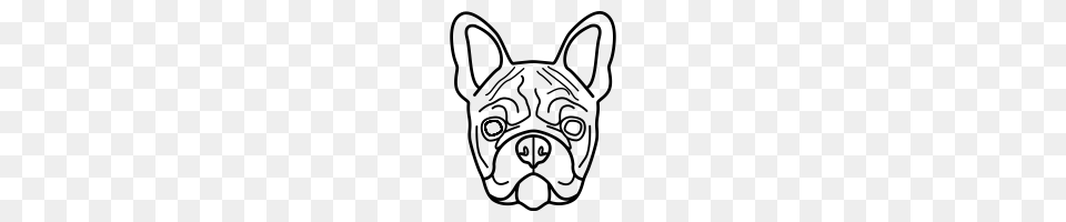 French Bulldog Icons Noun Project, Gray Png