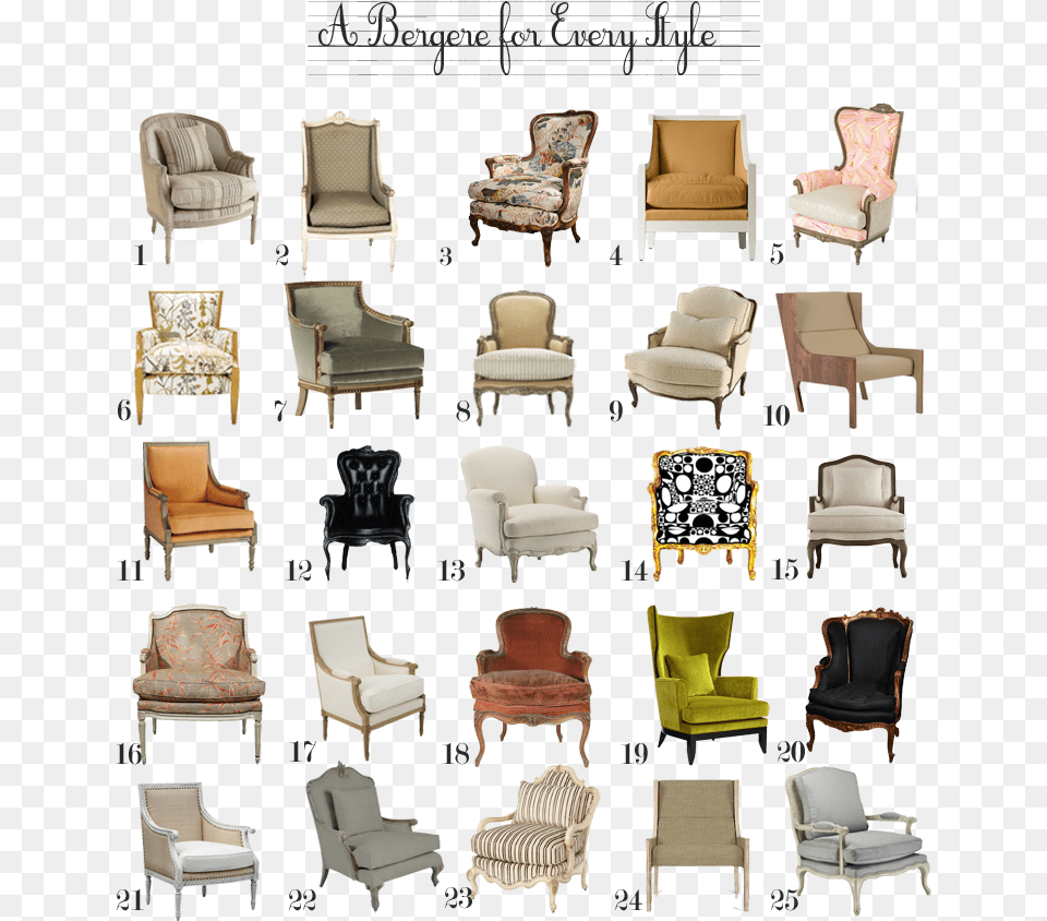 French Chair Names Styles, Furniture, Armchair, Couch, Home Decor Png Image
