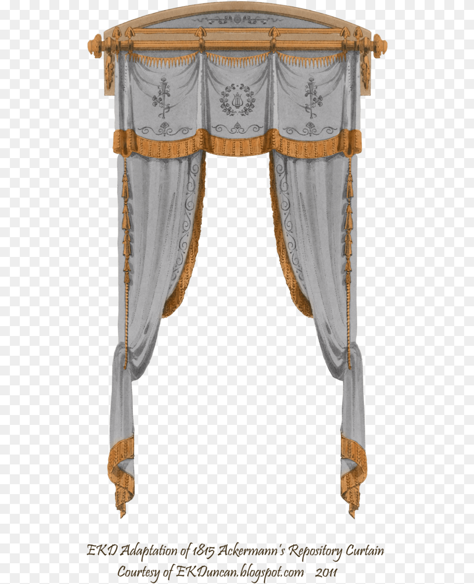 French Curtain Curtain, Crib, Furniture, Infant Bed, Stage Free Transparent Png