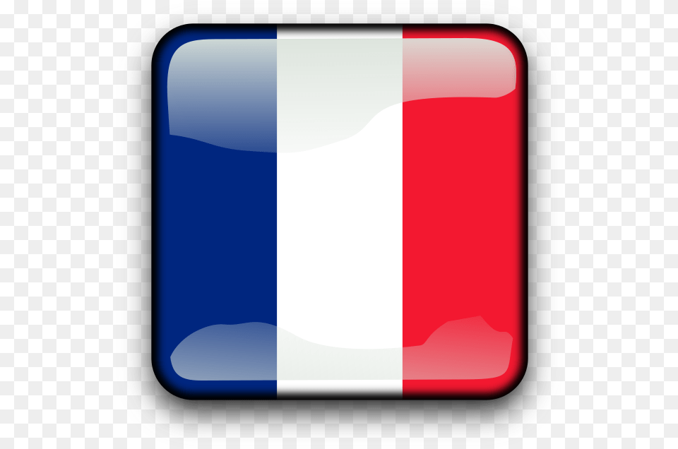 French Flag Button Free Png
