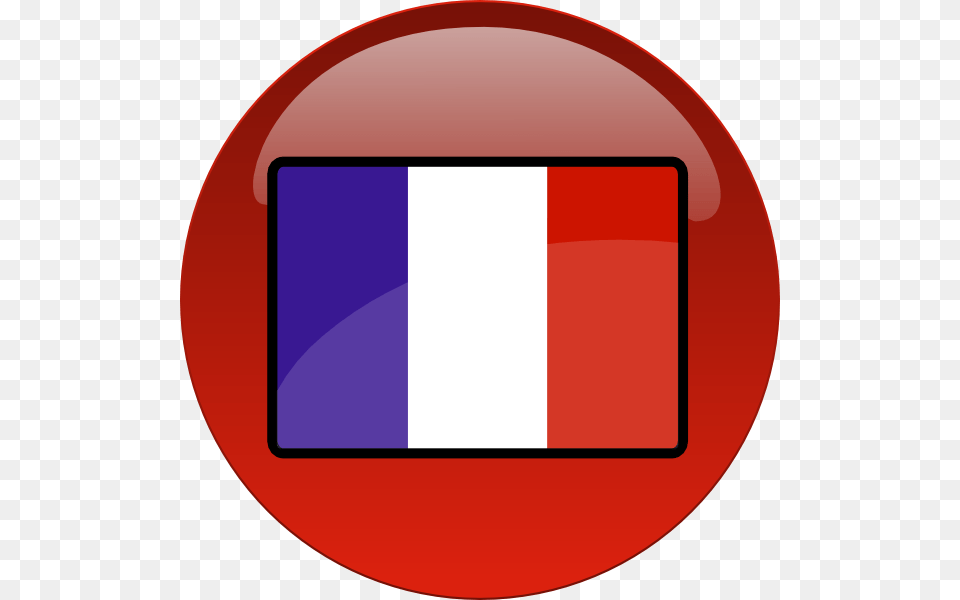 French Flag Clip Art, Disk Free Png Download