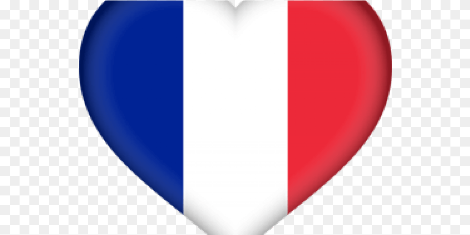 French Flag Emoji Heart Transparent Transparent French Flag Heart, Balloon Png Image