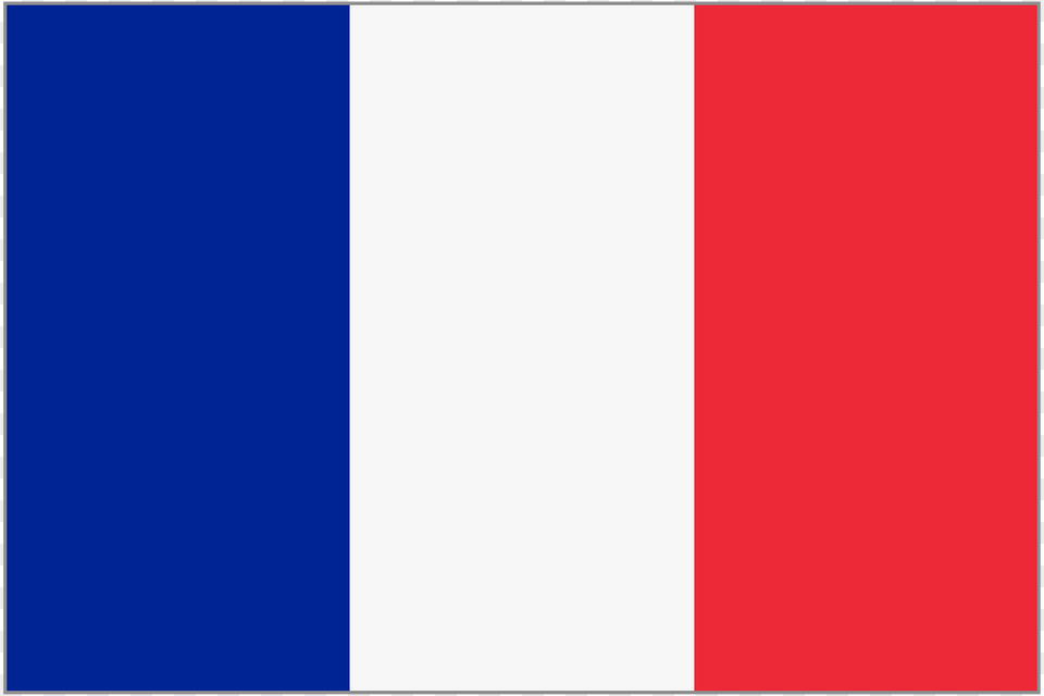 French Flag Framed Clipart Png Image