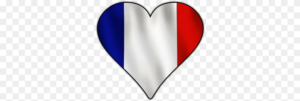 French Flag Heart Image French Flag Heart Transparent Free Png Download