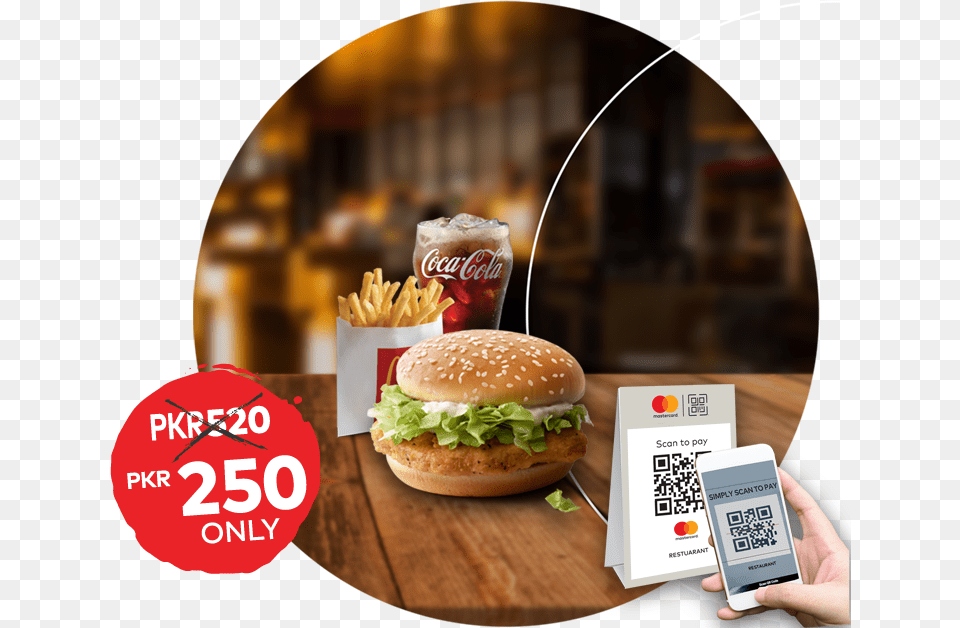 French Fries, Advertisement, Burger, Food, Qr Code Free Transparent Png