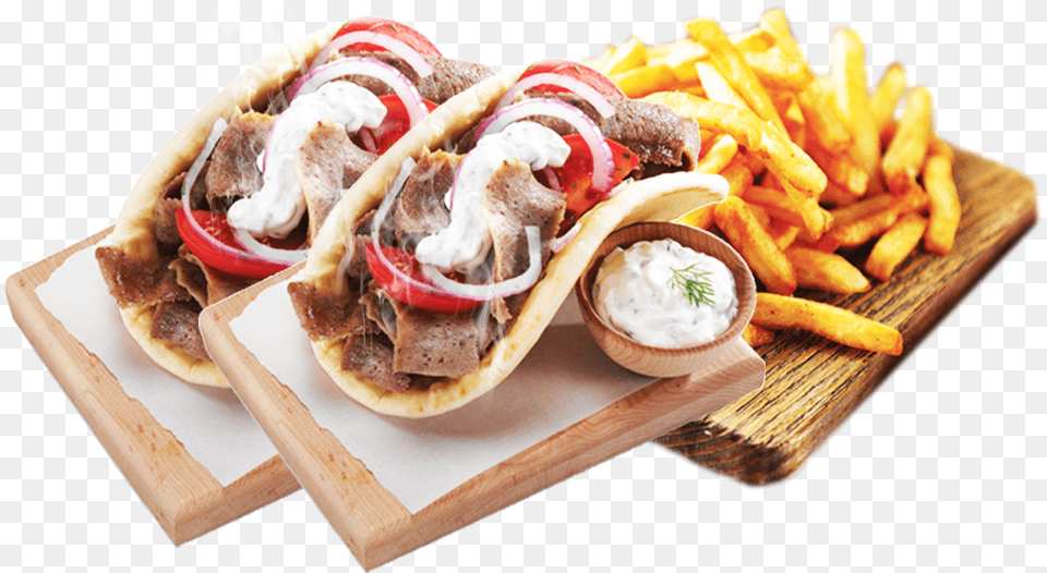 French Fries, Bread, Food, Pita, Burger Free Png Download