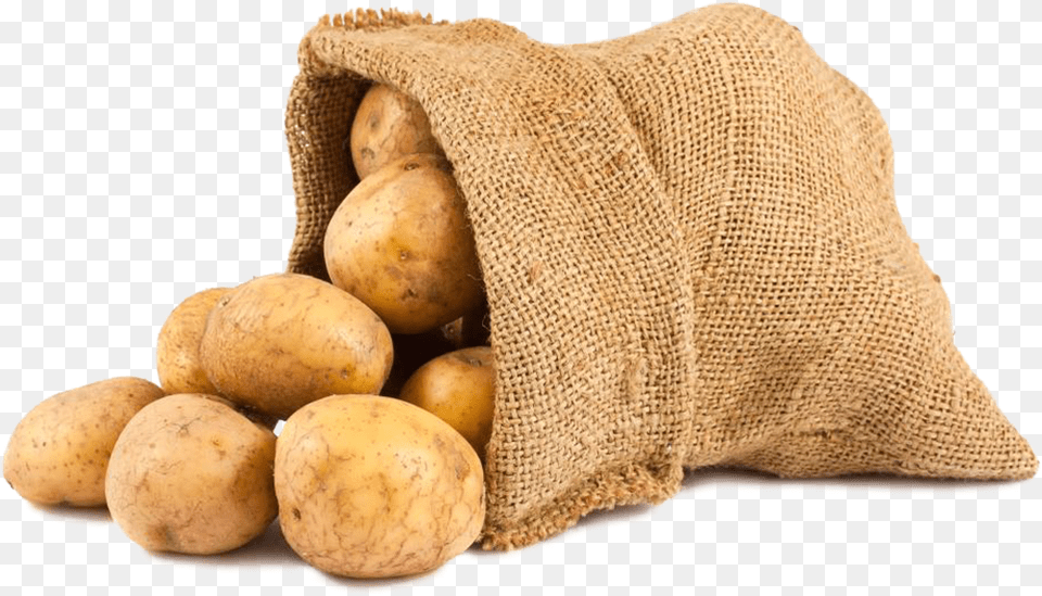 French Fries Baked Potato Gunny Sack Mashed Potato Bag Of Potatoes, Food, Plant, Produce, Vegetable Free Png