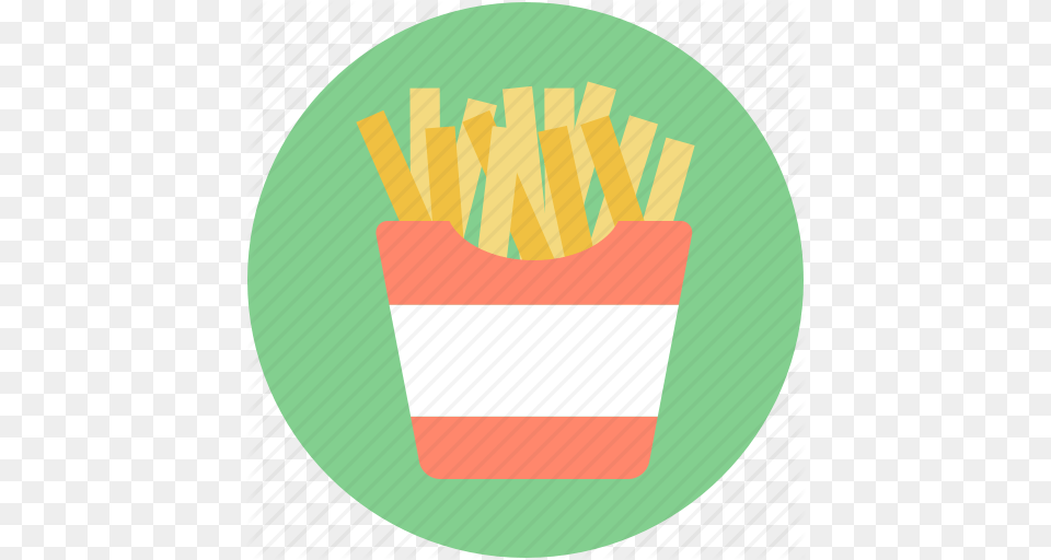 French Fries French Fries Box Fries Box Frites Potato Fries Icon, Food, Disk Free Png Download