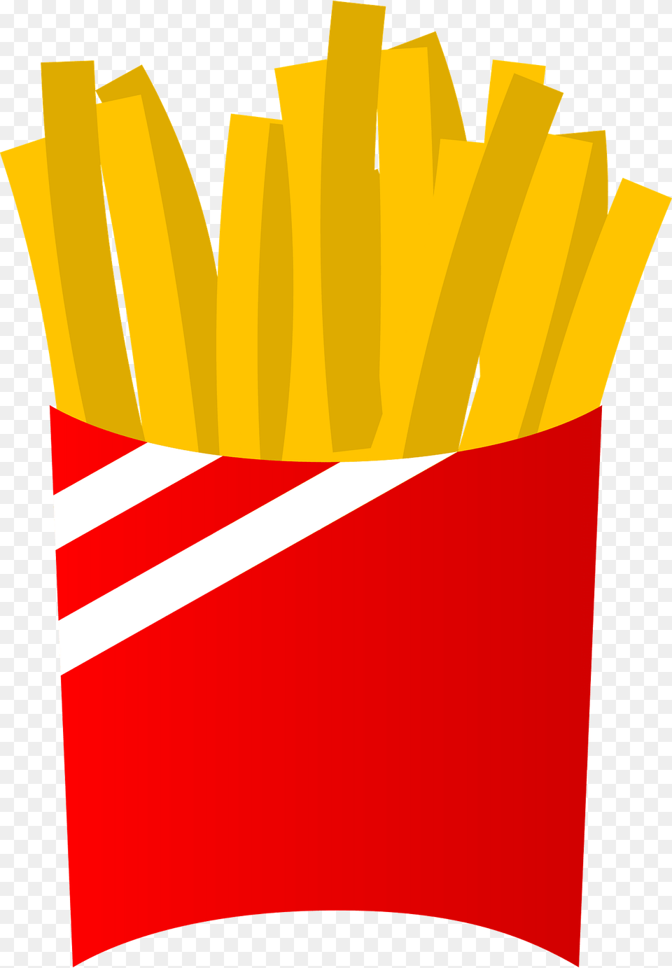 French Fries In A Red Carton Clipart, Food, Dynamite, Weapon Png Image