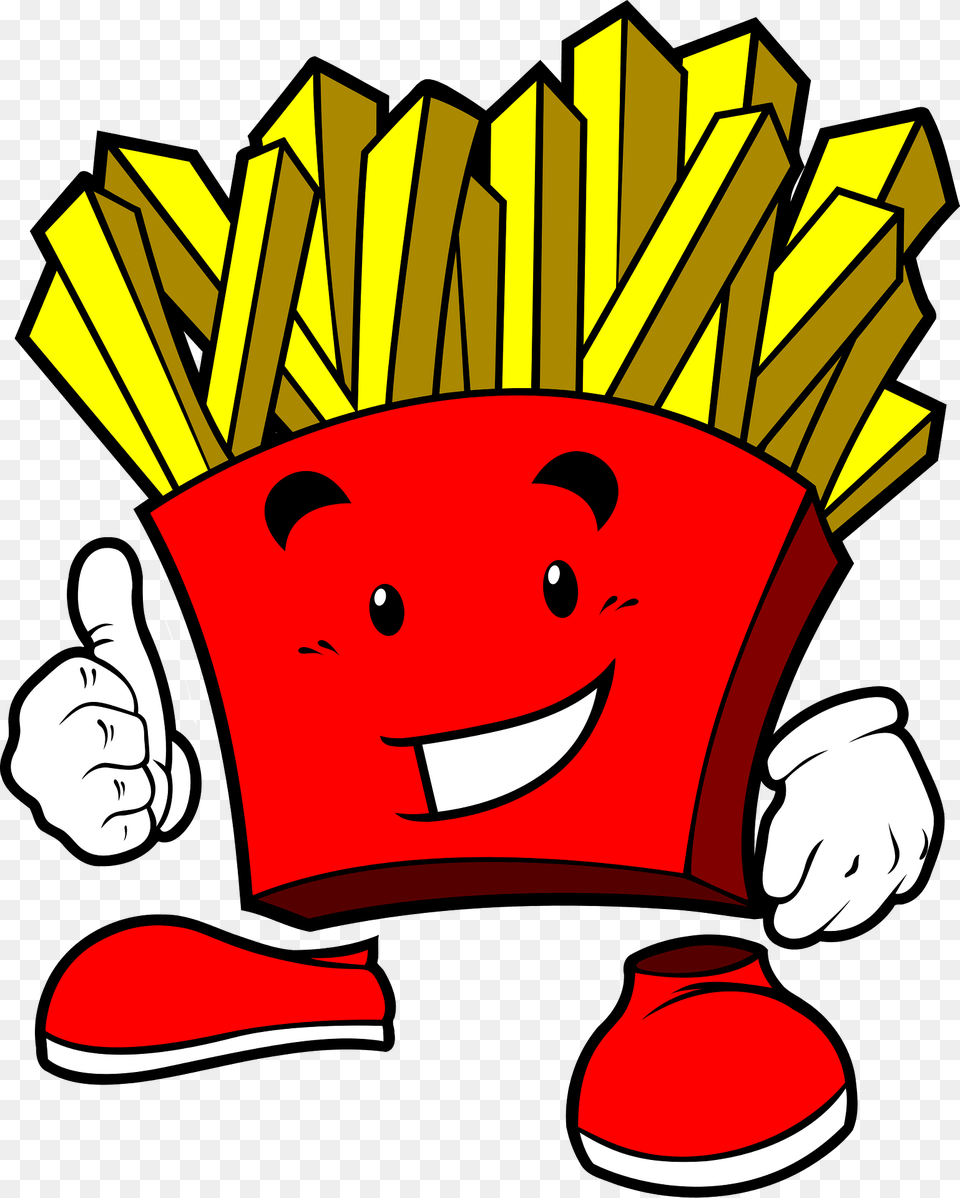 French Fries In A Smiling Red Carton Clipart, Face, Head, Person Png