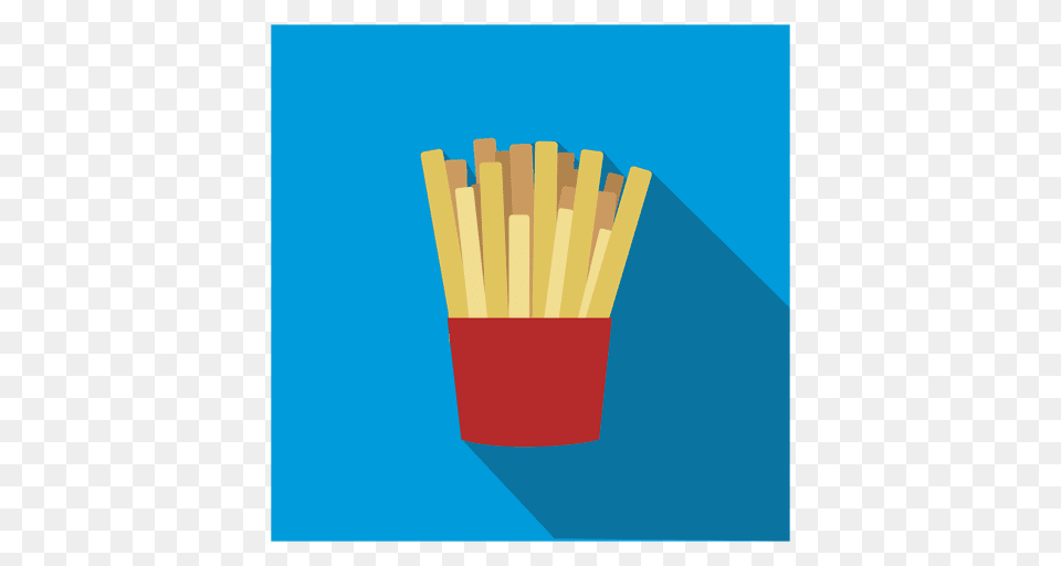 French Fries Square Icon, Food Free Transparent Png