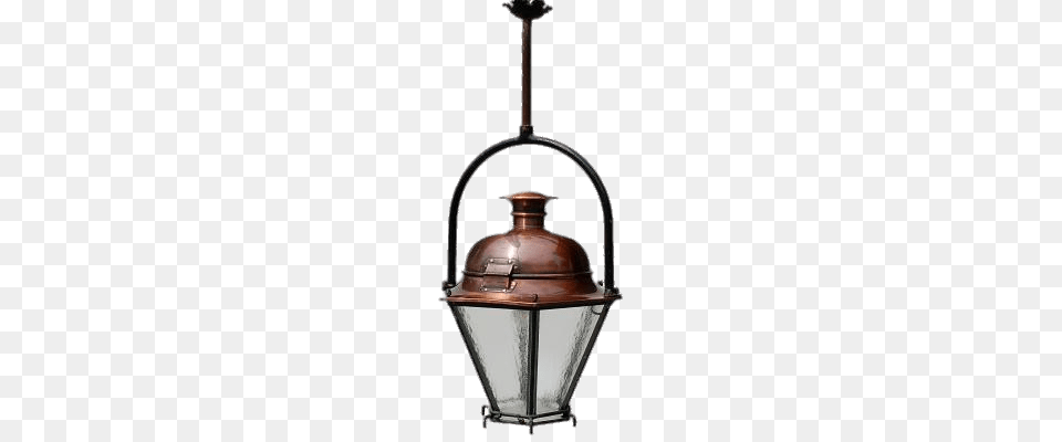 French Hanging Street Lantern, Lamp, Light Fixture Png Image