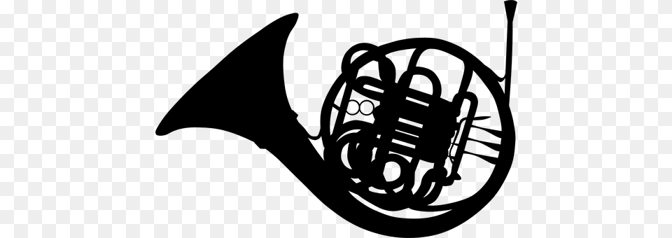 French Horn Gray Free Transparent Png