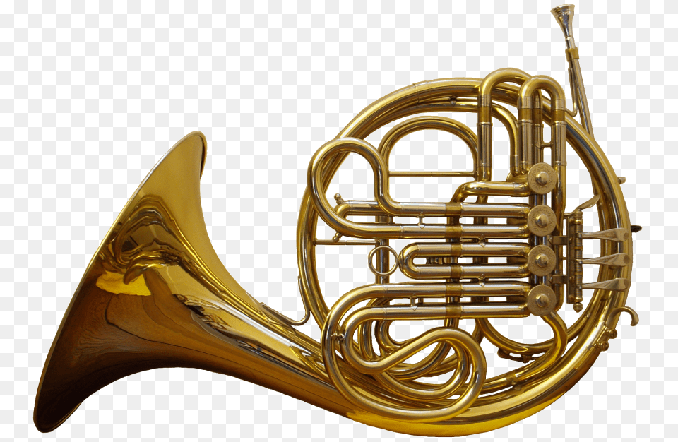 French Horn Front, Brass Section, Musical Instrument, French Horn, Smoke Pipe Png