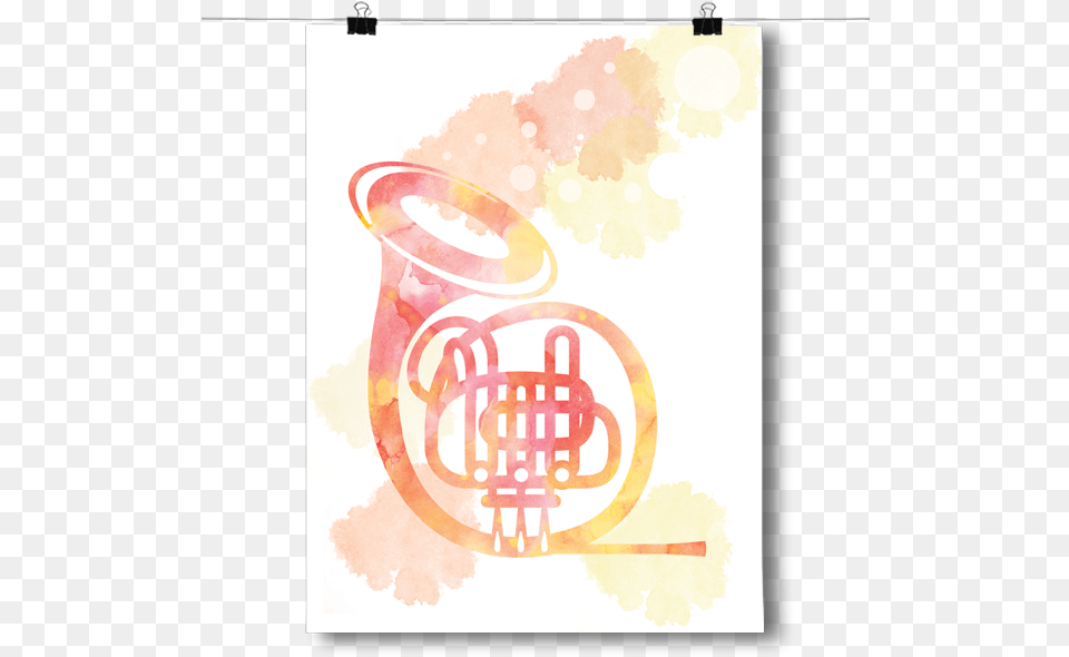 French Horn Silhouette Illustration, Brass Section, Musical Instrument, French Horn, Can Free Png