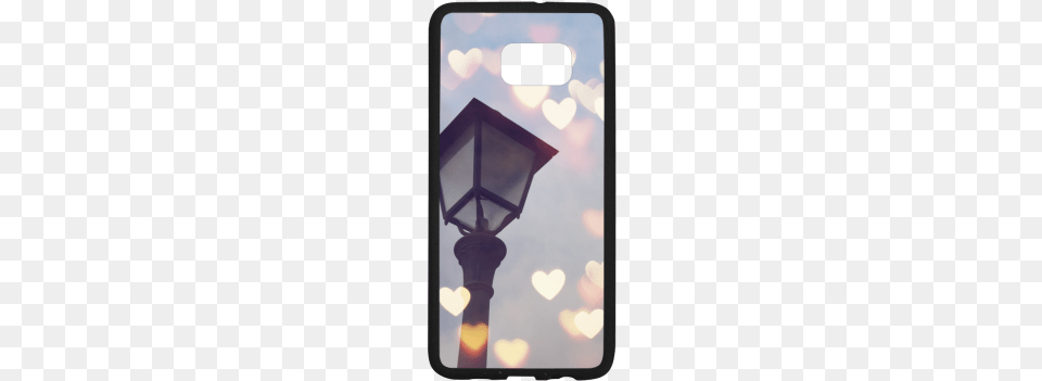 French Lamp Bokeh Heart Rubber Case For Samsung Galaxy Smartphone, Lampshade Free Transparent Png