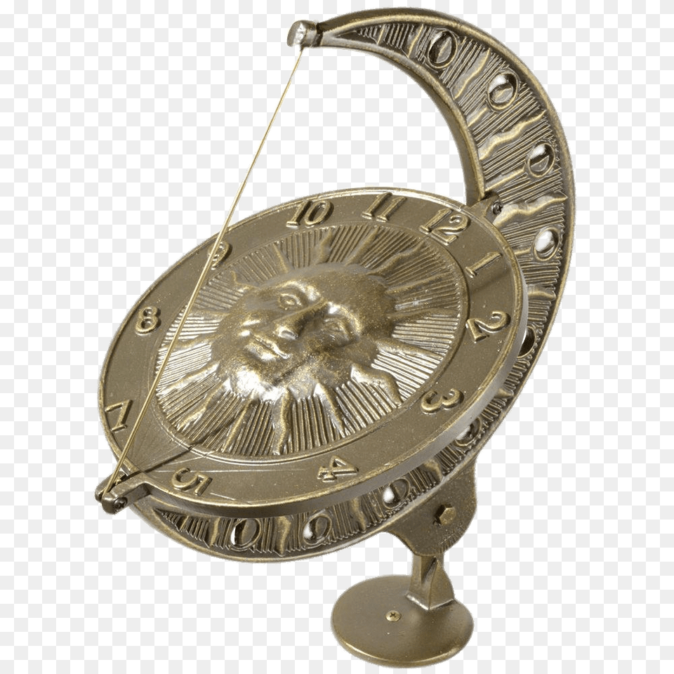 French Moon And Sun Dial, Sundial, Bronze, Wristwatch Free Png Download