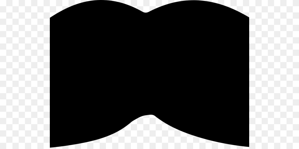French Mustache Cliparts Heart, Gray Free Transparent Png