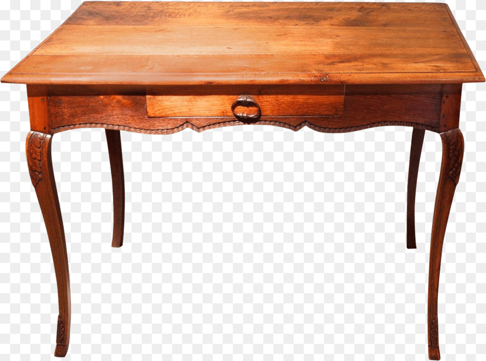 French Provincial Louis Xv Style Writing Table With Desk, Furniture, Coffee Table, Drawer Free Png