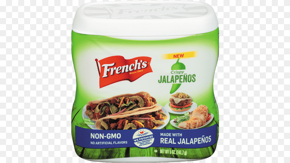 French S Crispy Jalapenos French39s Crunchy Toppers Crispy Jalapenos, Food, Lunch, Meal, Burger Png Image