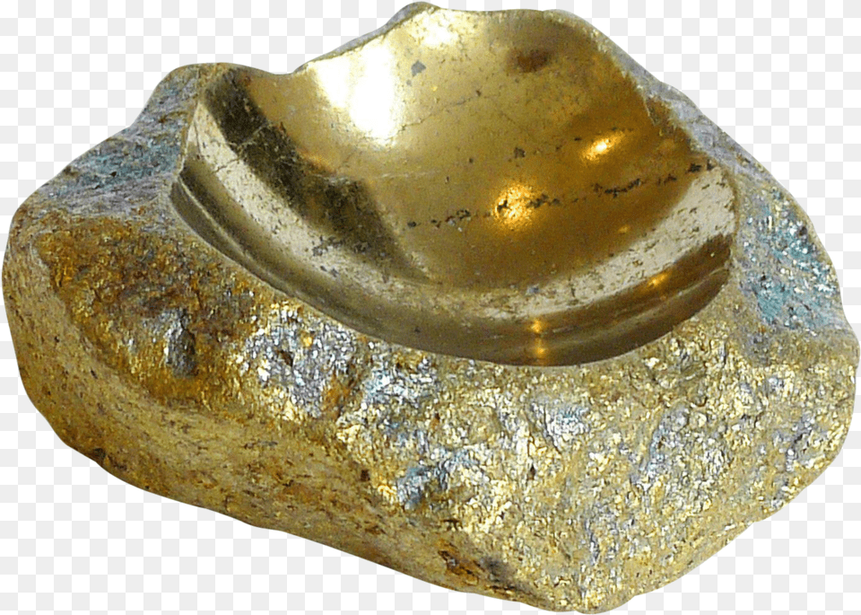 French Sparkle Bronze Gold Nugget Bowl Igneous Rock, Accessories, Gemstone, Jewelry, Mineral Free Png