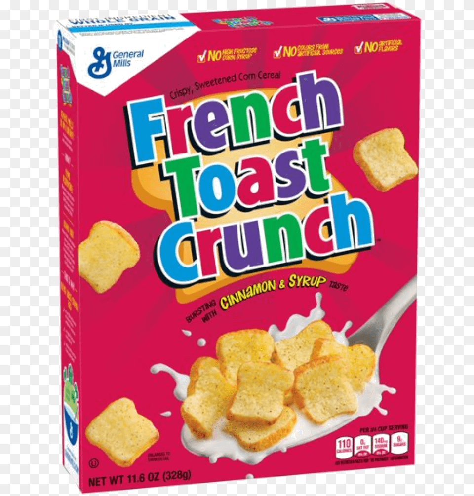 French Toast Crunch Cereal, Bread, Food, Snack, Fried Chicken Free Png Download