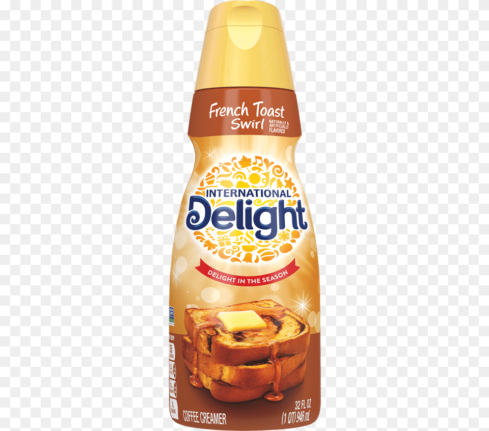 French Toast Swirl Coffee Creamer, Food, Ketchup, Sandwich, Bread Free Png Download